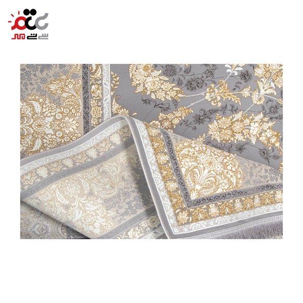 فرش ماشینی مدل مارال طوسی