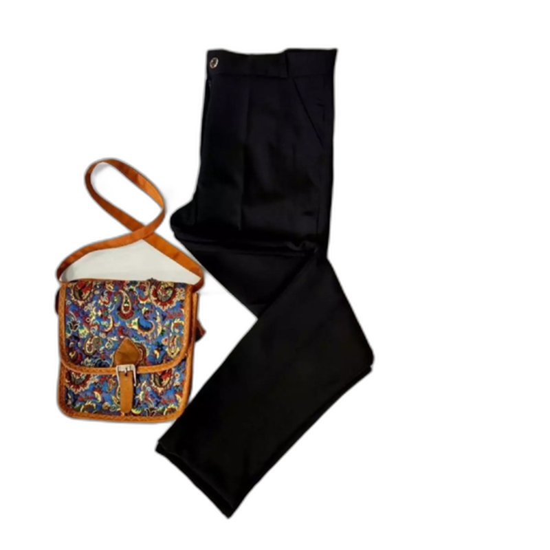 شلوار راسته مازراتی قد 100 سانتی متری