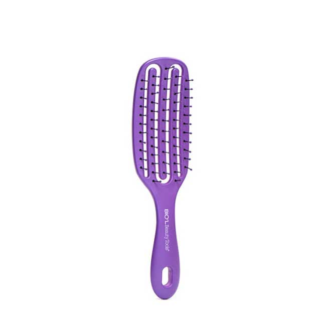 برس مو پلاستیکی کوچک سوزن دار بیول مدل آی استایل کد 02