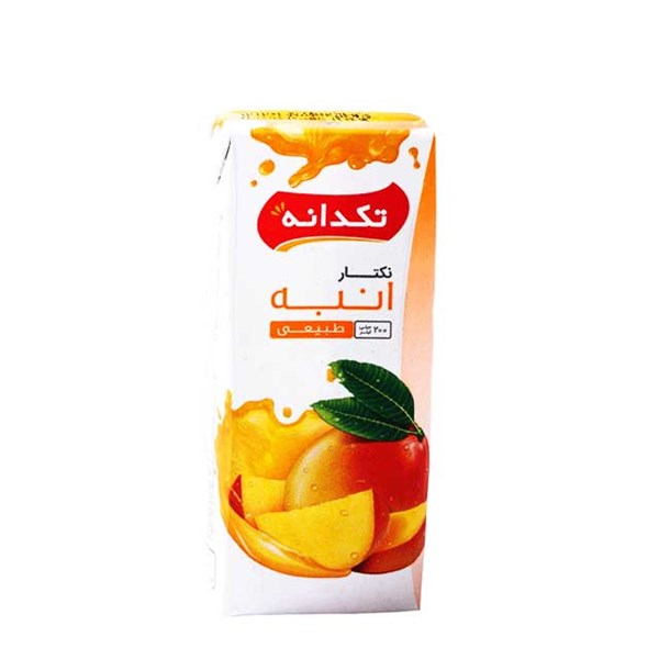 آب انبه تکدانه 200 میلی لیتری