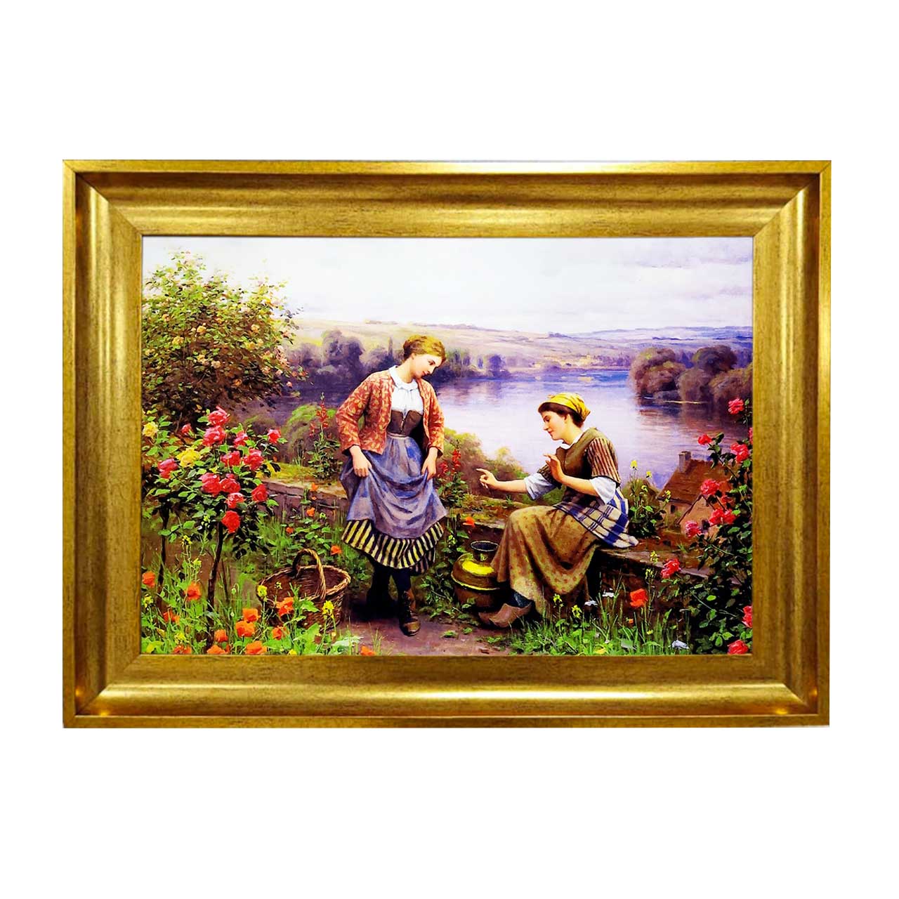 تابلو فرش چاپی طرح رقصنده کد 11008 سایز 50×50 سانتی متری