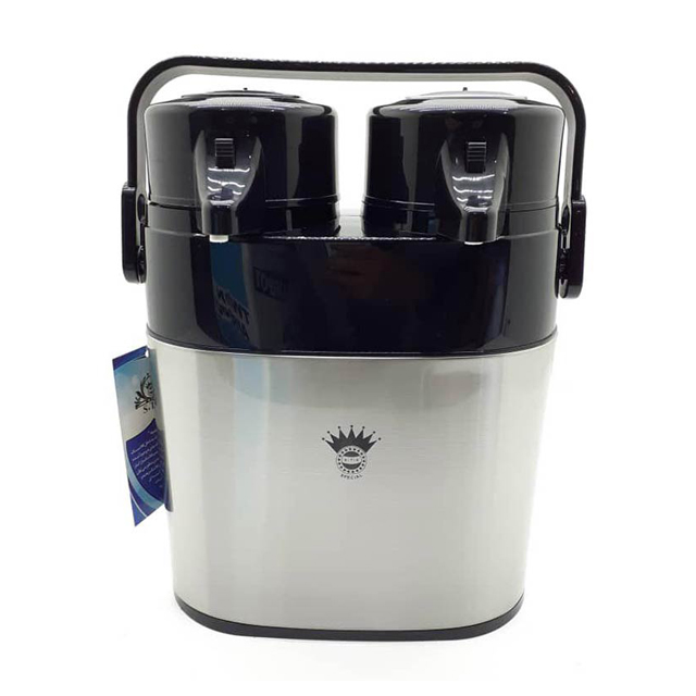 فلاسک دوقلو علقمه ظرفیت 2.6 لیتر کد 4422