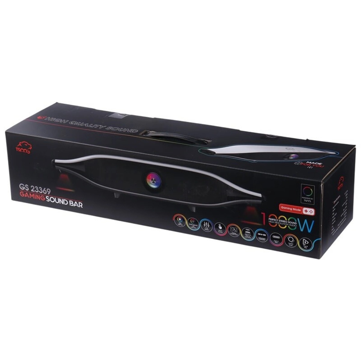 اسپیکر ساندبار گیمینگ TSCO مدل GS 23369 - سفید (گارانتی 18 ماهه تسکو)