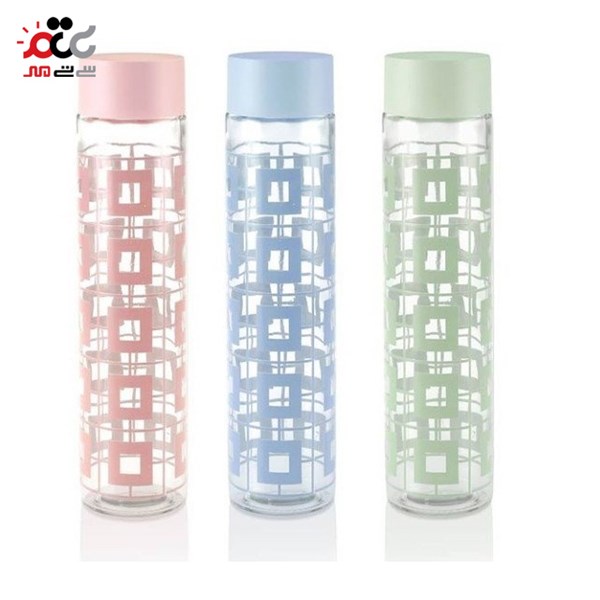 بطری آب استوانه ای لیمون  کد 1724 سایز بزرگ