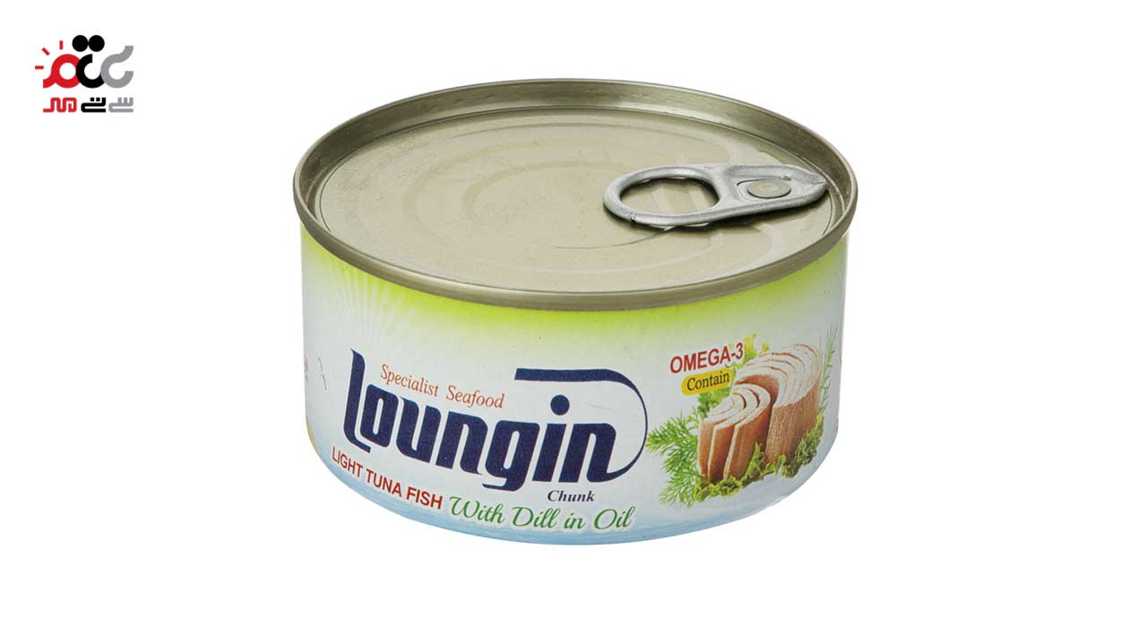 کنسرو ماهی تن در روغن با شوید لانجین 180 گرمی