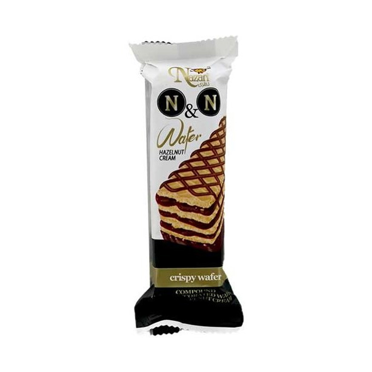 خرید ویفر روکش کاکائو نظری 50 گرمی 24 عددی