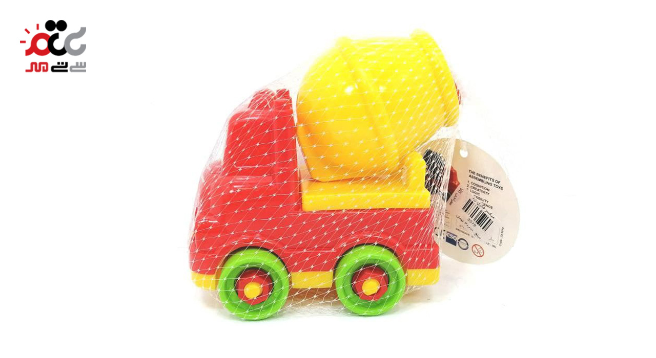 اسباب بازی ساختنی ماشین میکسر توری کد 98872