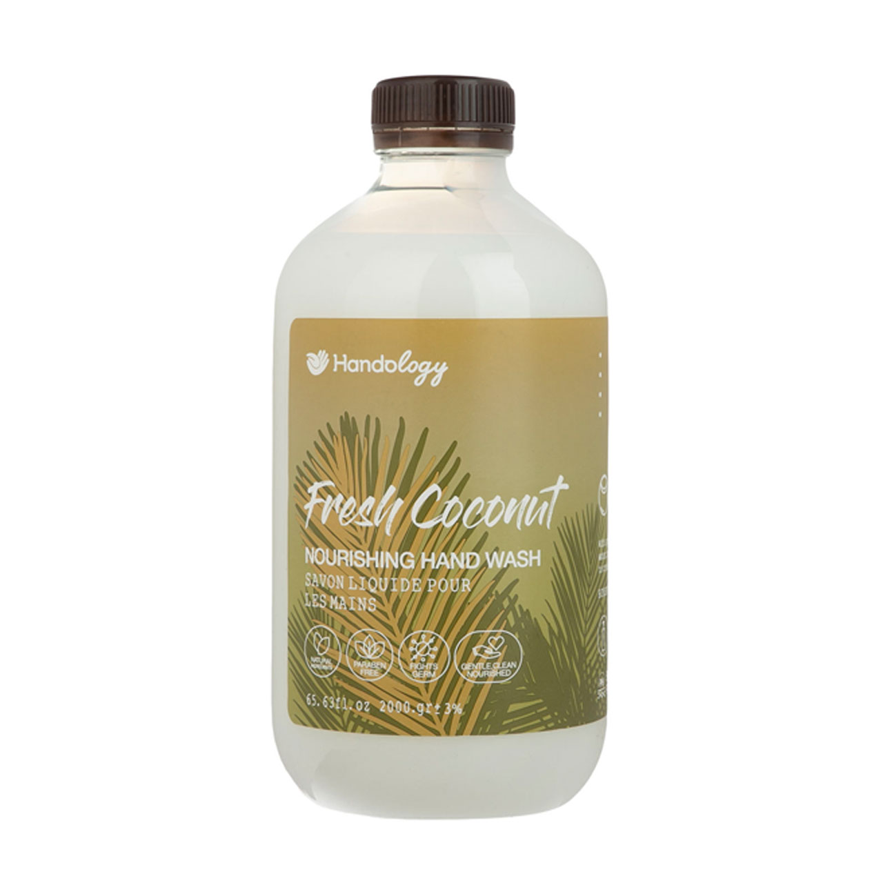مایع دستشویی هندولوژی مدل Fresh Coconut حجم 2000 میلی‌ لیتری