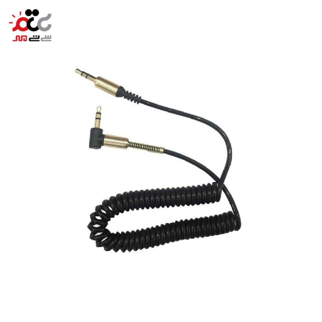 کابل Aux اورجینال فنری 90 درجه ارلدام مدل ET-Aux23