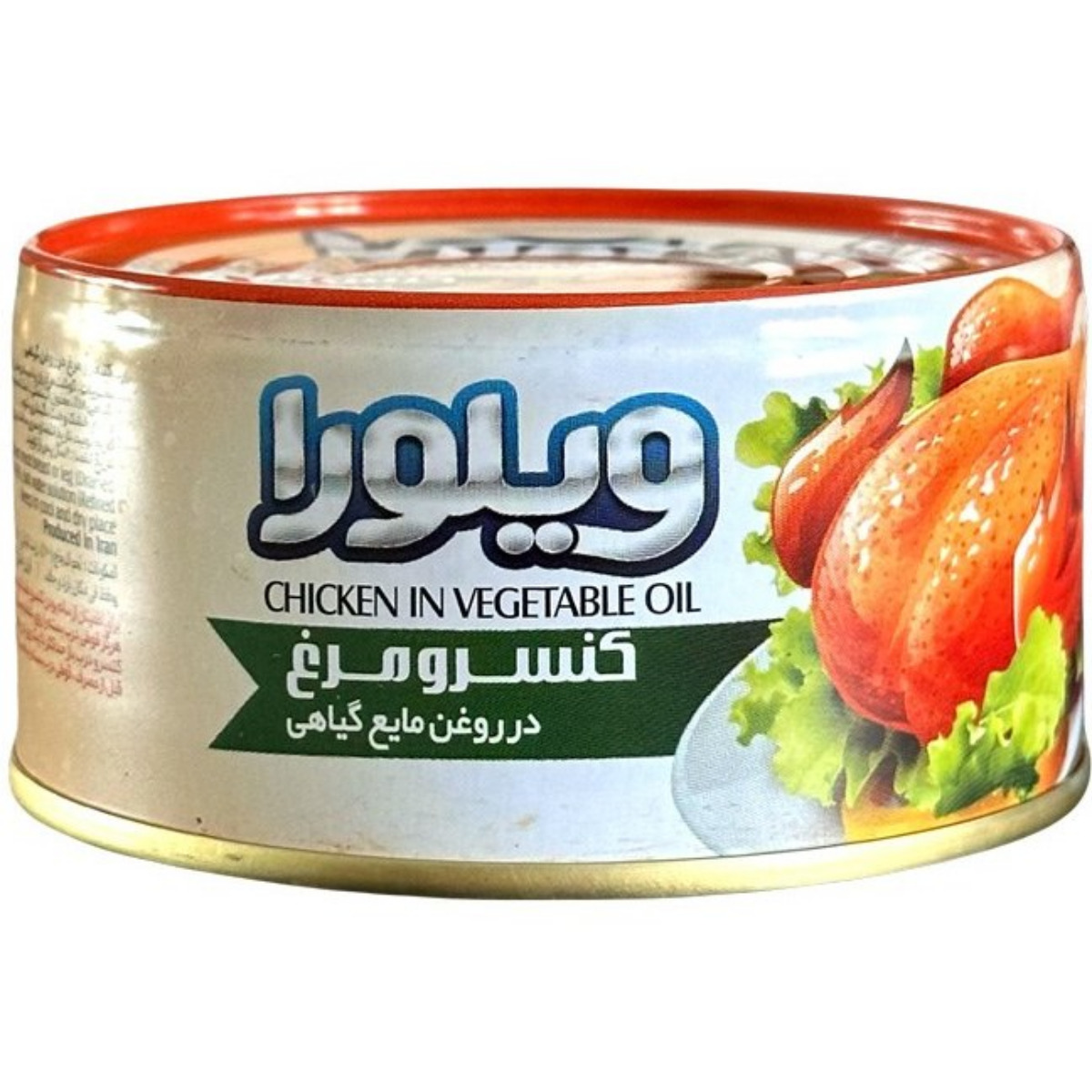 کنسرو مرغ در روغن ویلورا 180 گرمی