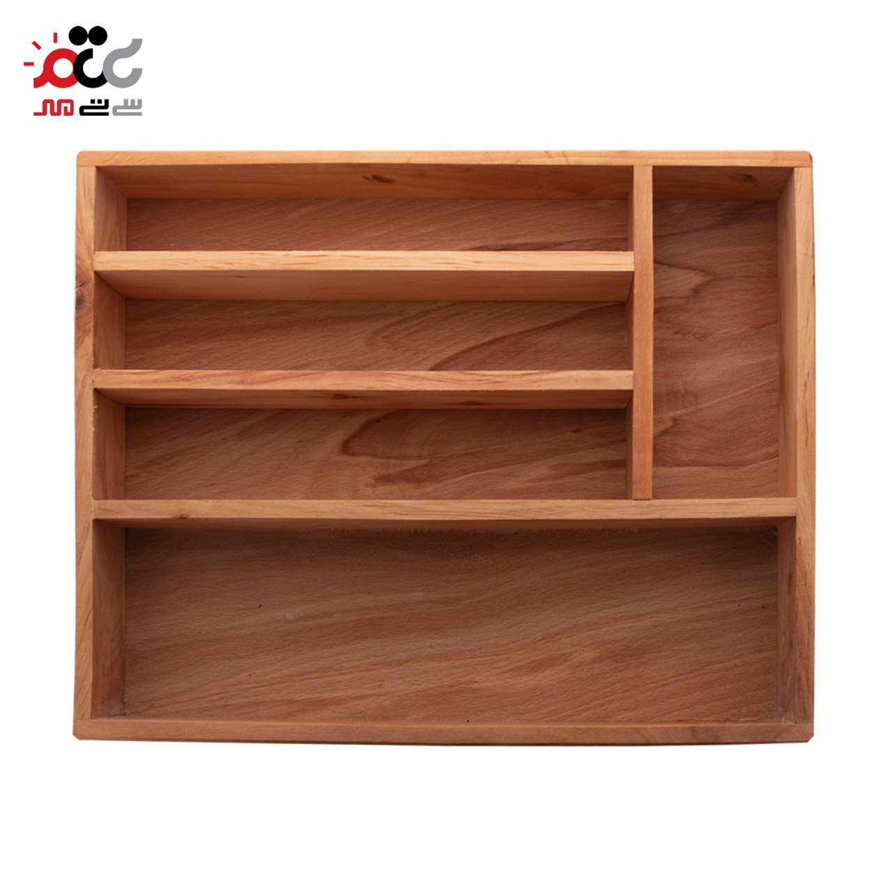 جا قاشقی چوبی کابینت مدل 5 خانه