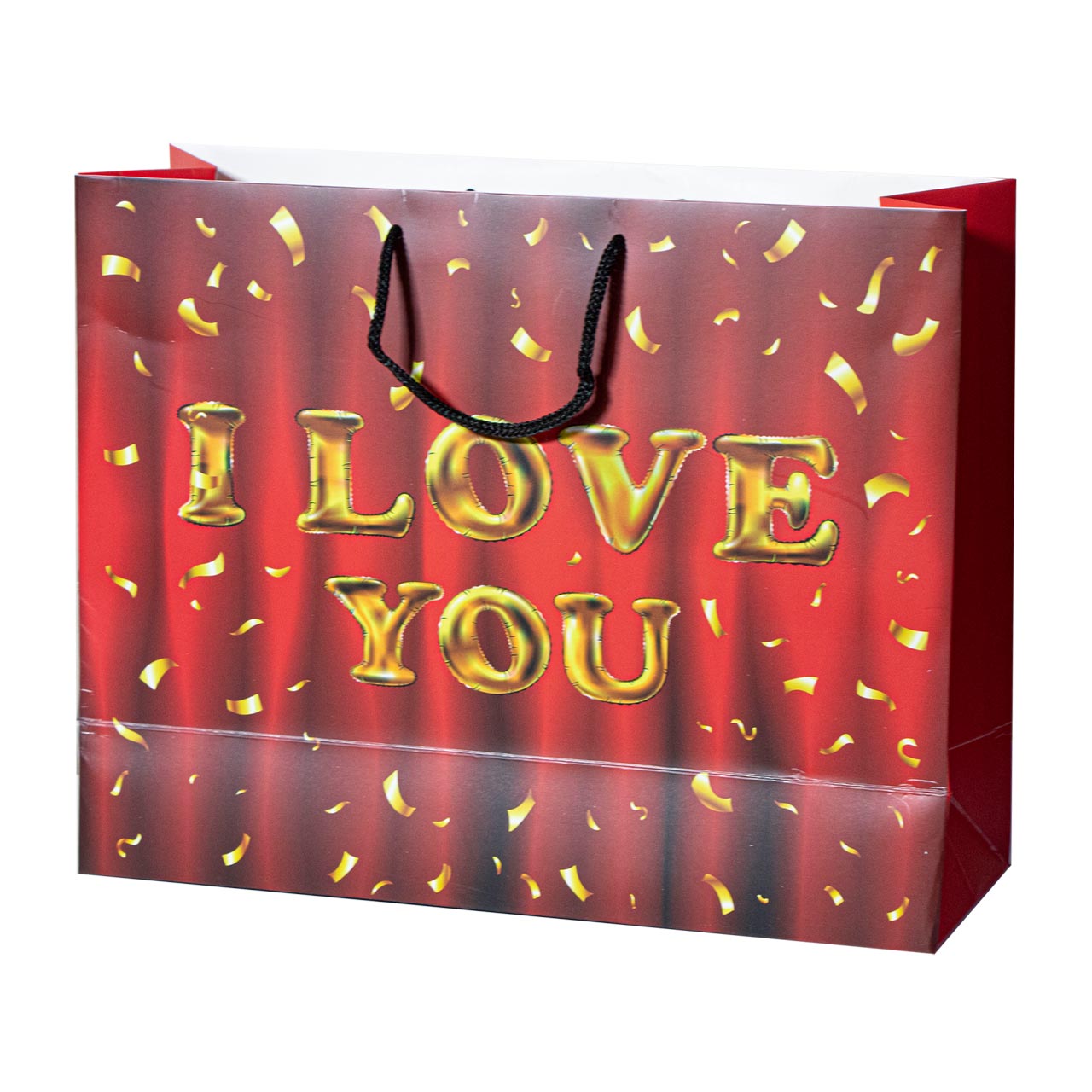 ساک دستی گلاسه طرح I Love You