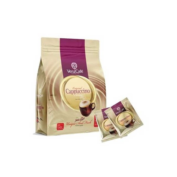 پودر کاپوچینو ونزکافه 500 گرمی بسته 20 عددی