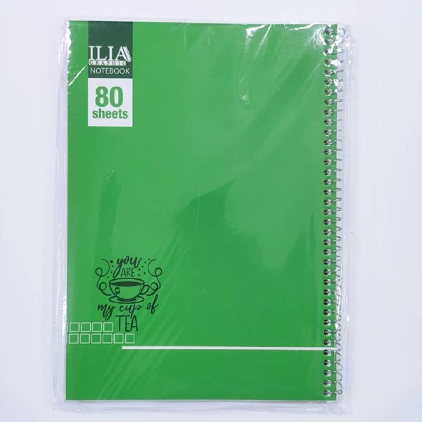 دفتر سیمی ایلیا 80 برگ