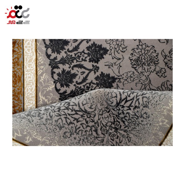 فرش ماشینی مدل نقره ای کد 1510