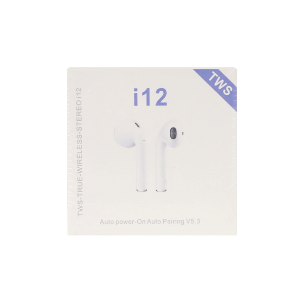 ایرفون بی سیم مدل i12 TWS - سفید