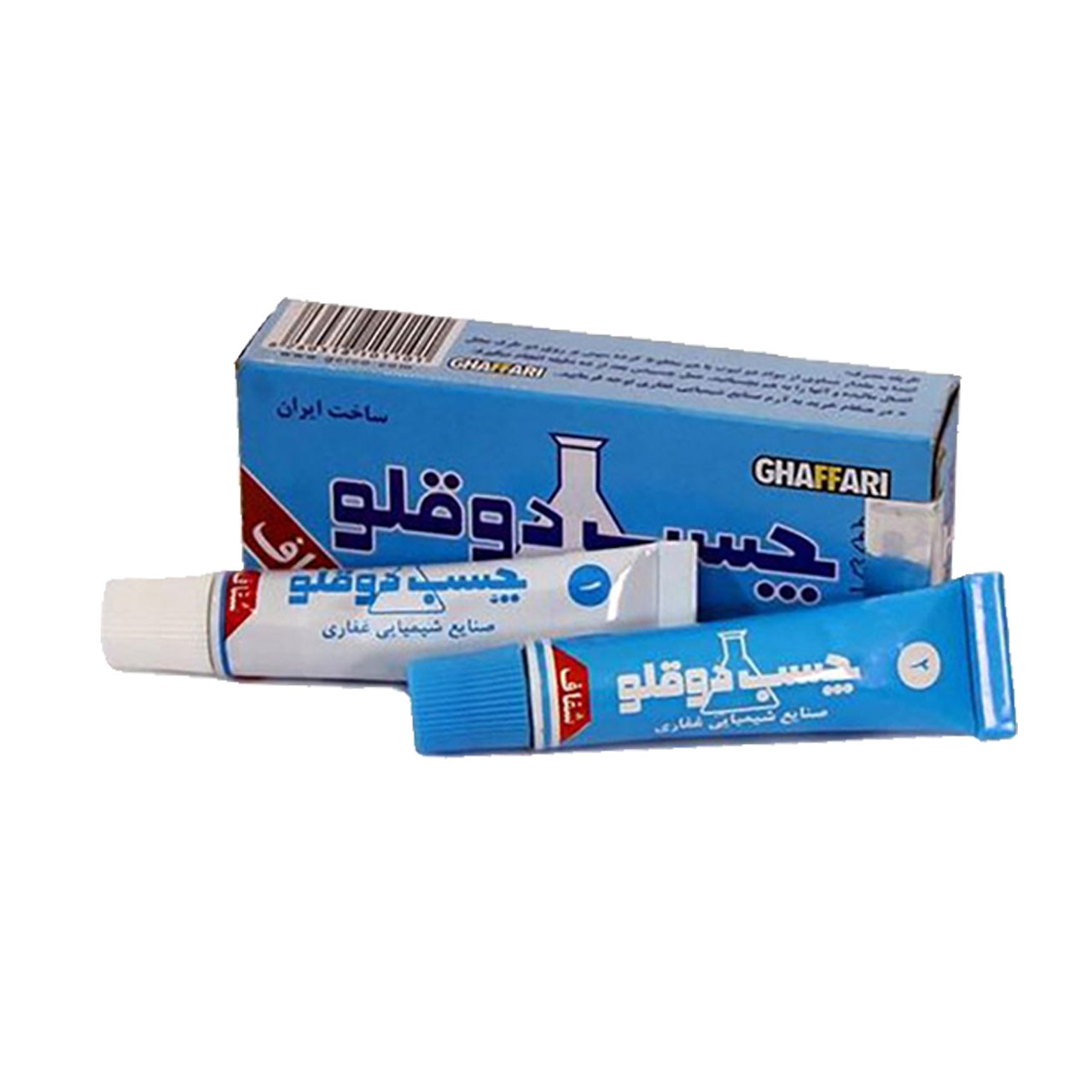 چسب دوقلو شفاف غفاری