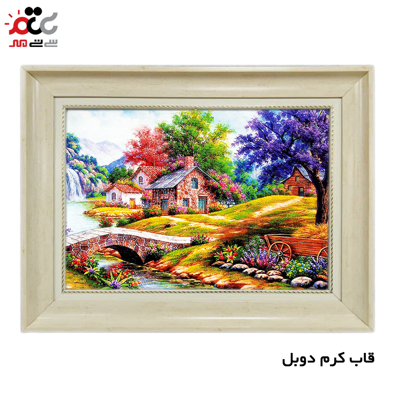 تابلو فرش چاپی طرح منظره کد 10025 سایز 100×50 سانتی متری