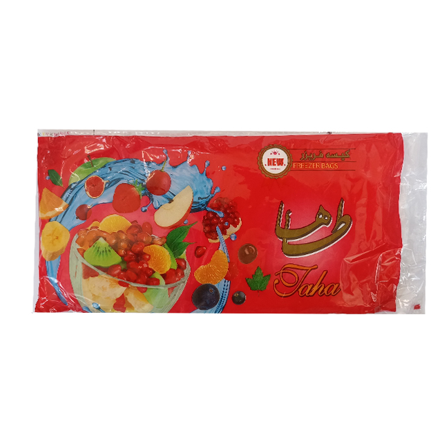 کیسه فریزر پاکتی طاها بسته  100 عددی