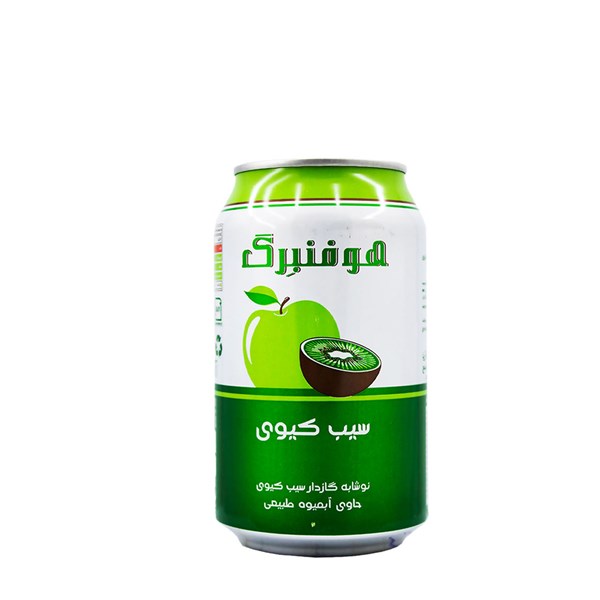 نوشیدنی گازدار سیب کیوی هوفنبرگ 330 میلی لیتری