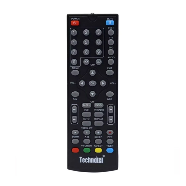 کنترل گیرنده تکنوتل مدل کوتاه