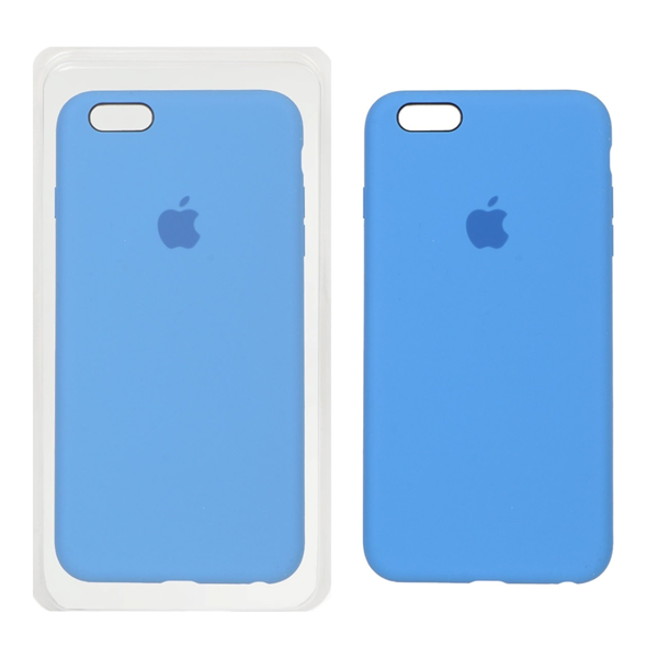 قاب سیلیکونی پاک کنی اورجینال Apple iPhone 6 Plus / iPhone 6s Plus - آبی روشن (پک اصلی)