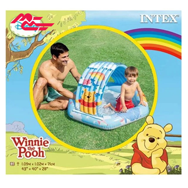 استخر بادی اینتکس سایبان دار طرح پو مدل intex 58415