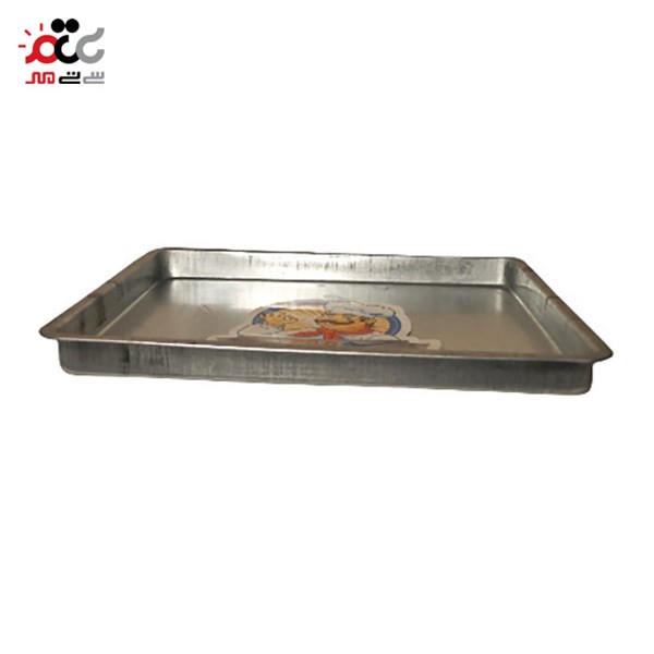 قالب کیک گالوانیزه موج طرح مستطیل سایز 40×30 سانتی متری