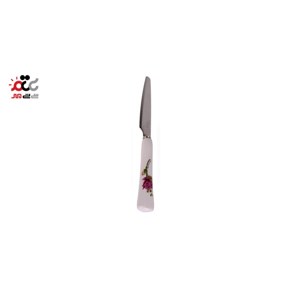 کارد و چنگال ام جی اس مدل دسته سرامیک بسته 12 عددی