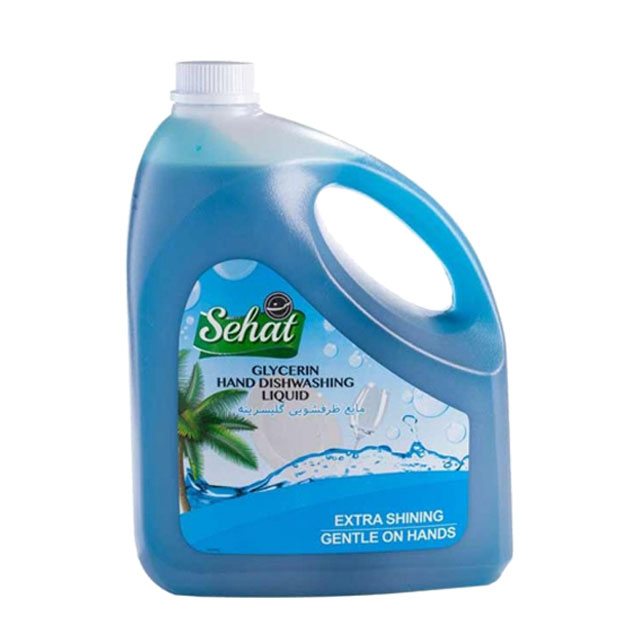 مایع ظرفشویی گلیسیرینه آبی صحت 4000 میلی لیتری