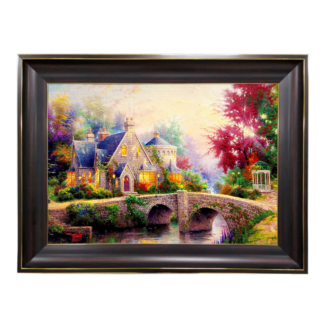 تابلو فرش چاپی طرح منظره کد 10111 سایز 60×40 سانتی متری