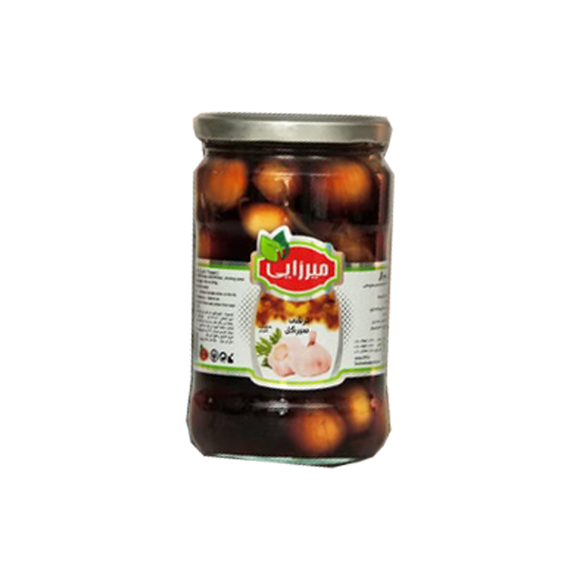 ترشی سیر کاراملی میرزایی 680 گرمی