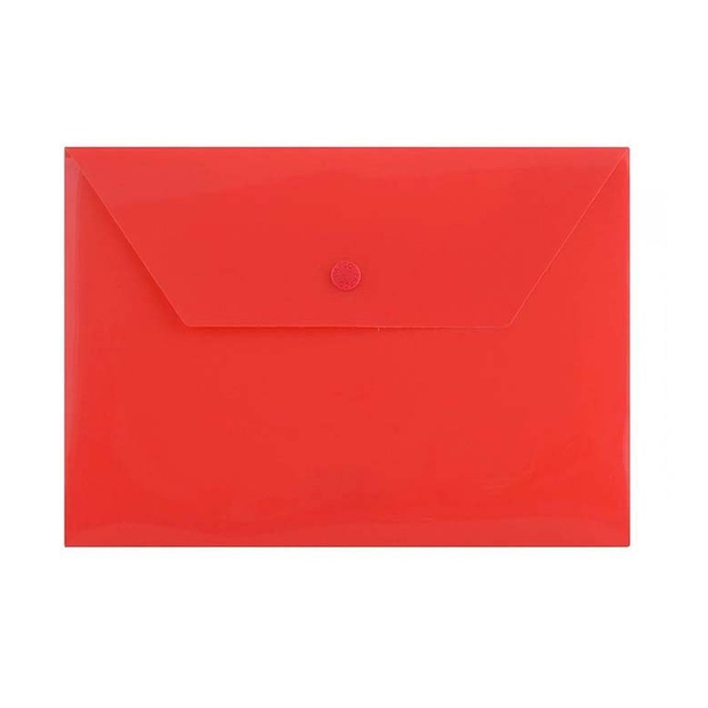 پوشه دکمه دار قرمز پارسیکار سایز A4