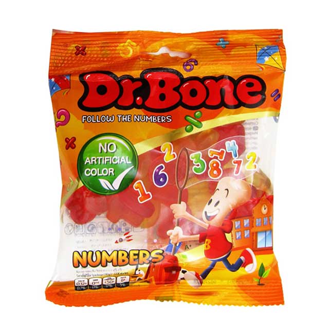 پاستیل اعداد دکتر بن 85 گرمی