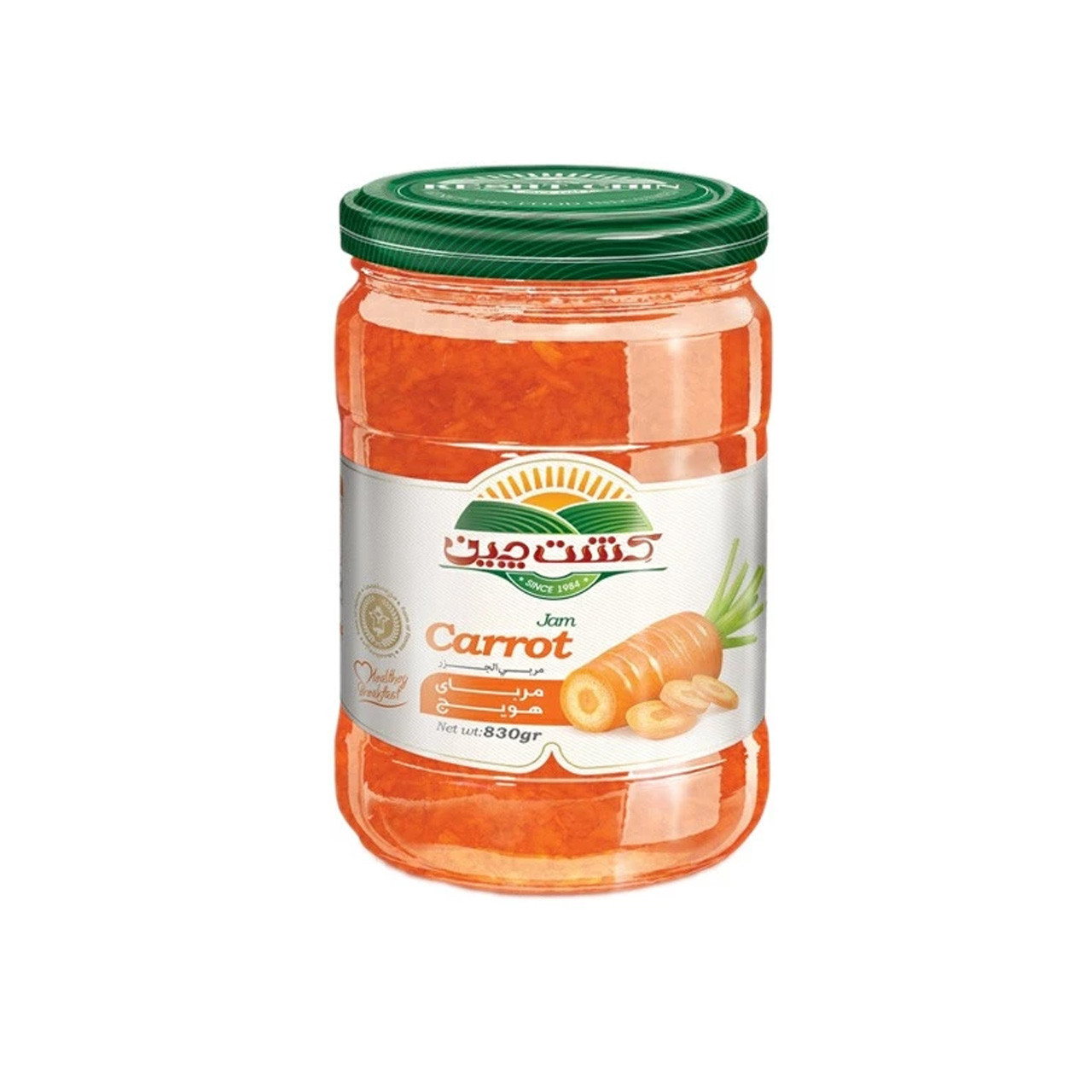 مربا هویج کشت چین 830 گرمی