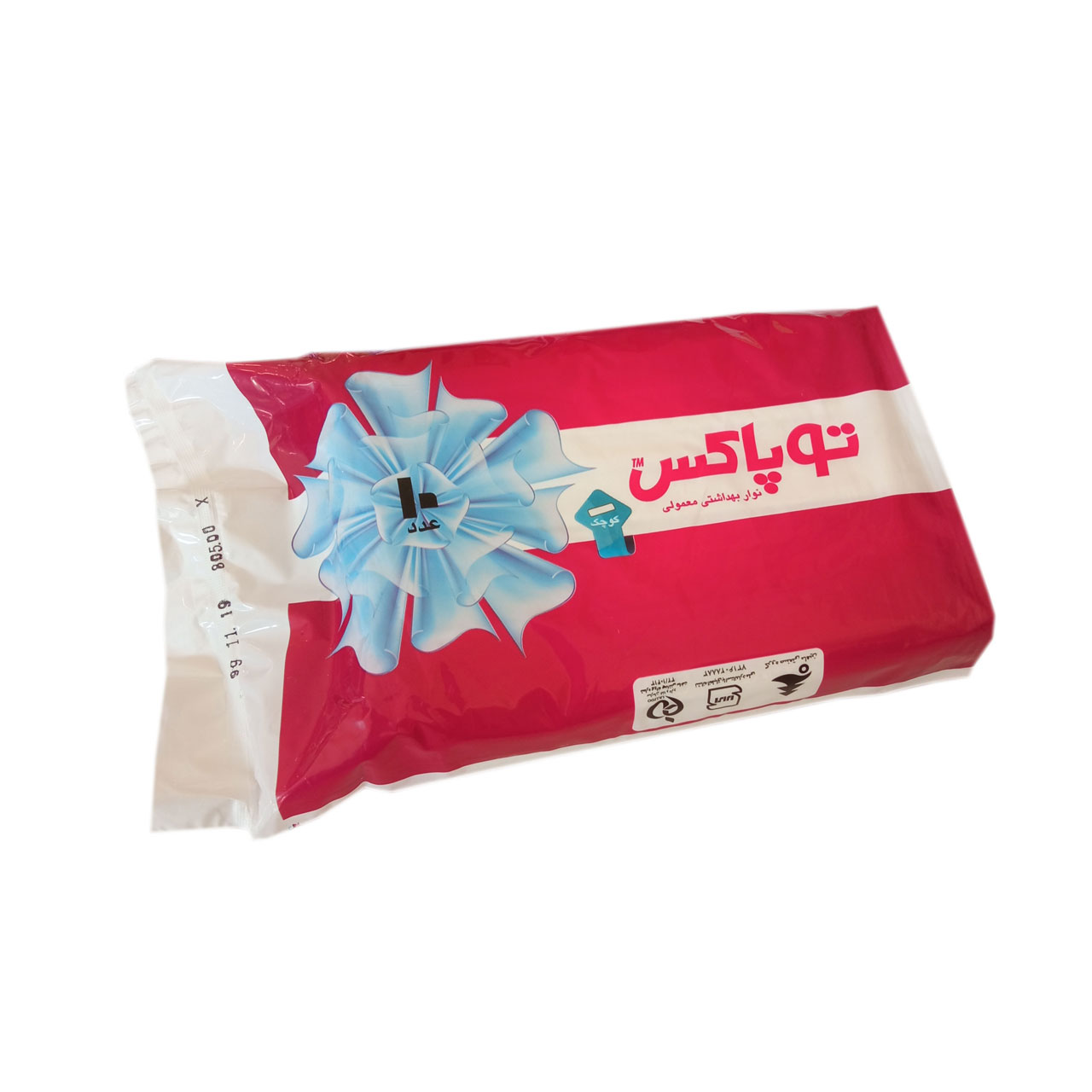 نوار بهداشتی معمولی کوچک توپاکس 10 عددی
