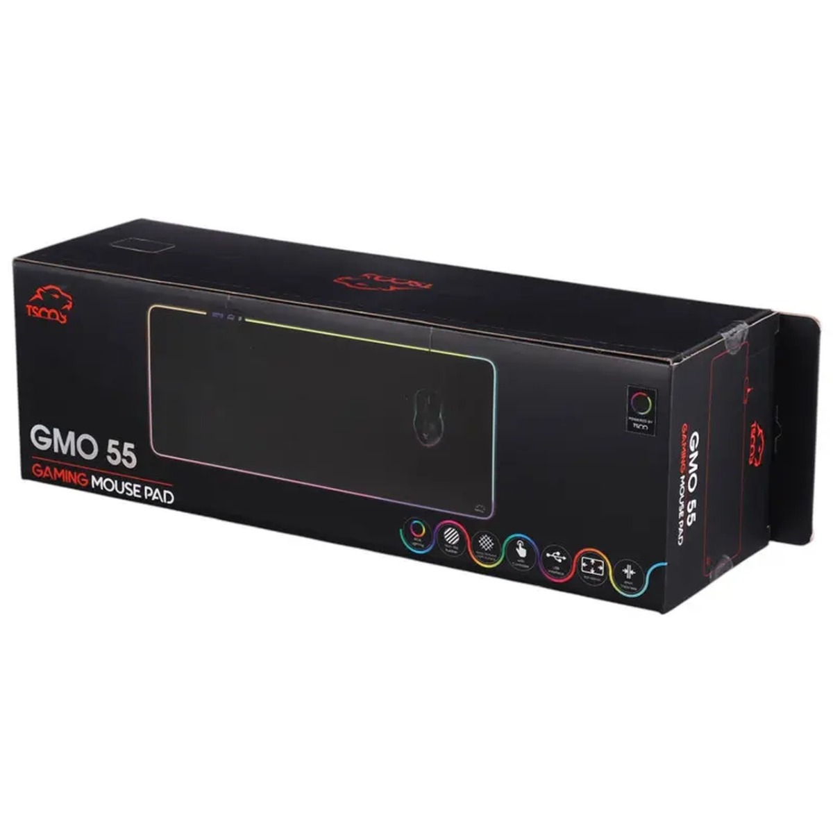 ماوس پد گیمینگ TSCO مدل GMO 55 - مشکی (گارانتی 18 ماهه تسکو)