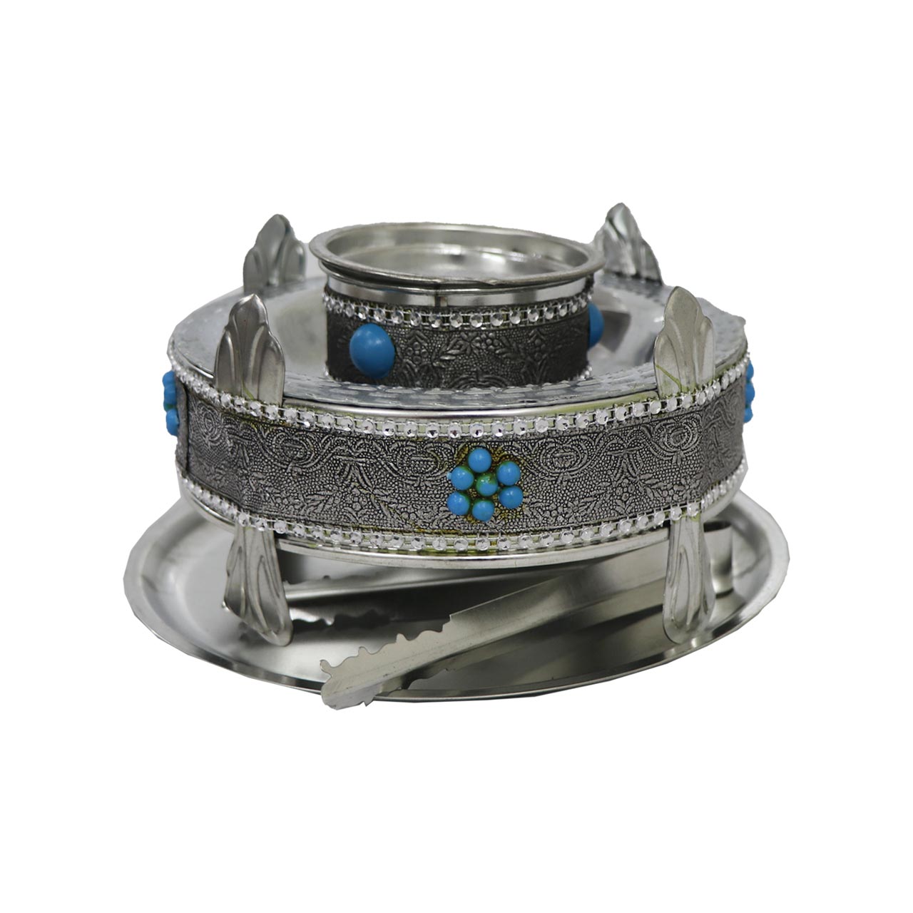 منقل اسپند دود کن زغالی نگین دار