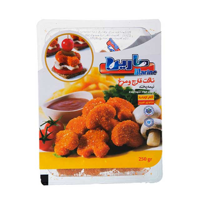 ناگت قارچ و مرغ مارین 250 گرمی