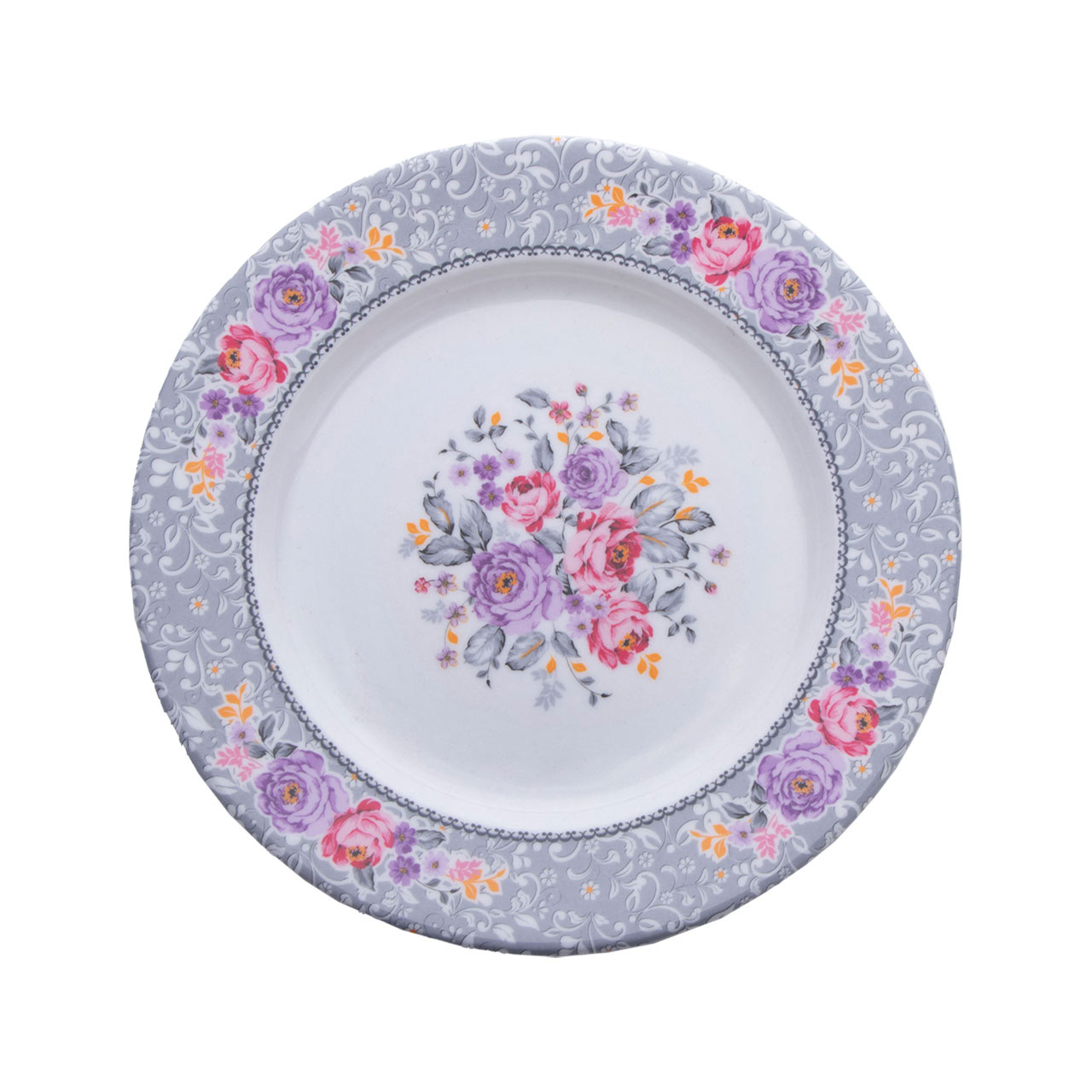 پیش دستی ملامین سالار یزد طرح گل دار 1 عددی