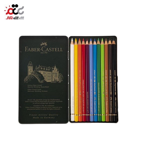 مداد رنگی فابر کاستل مدل Polychromos بسته 12 عددی 