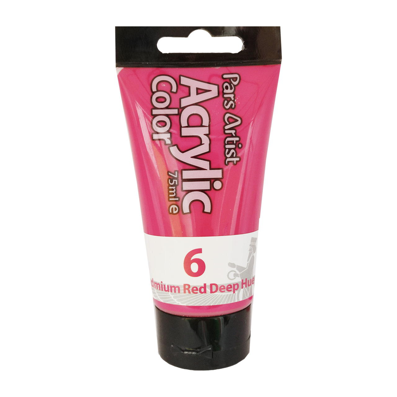 رنگ قرمز  آکرلیک شماره 6 پارس آرتیست 75میلی لیتری