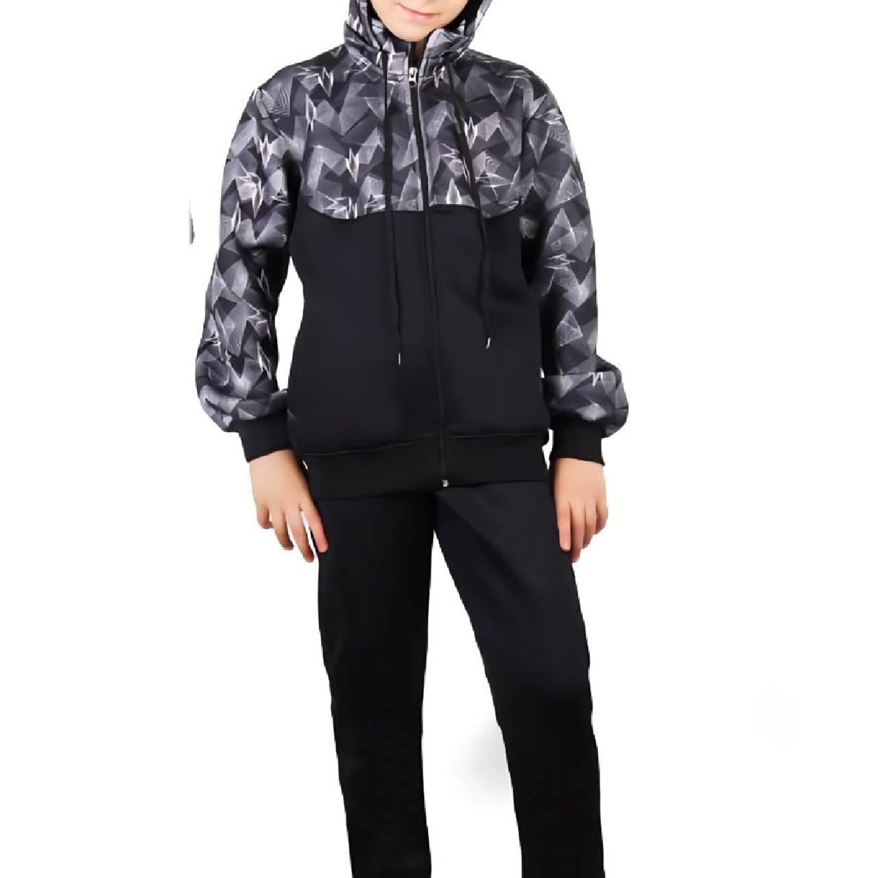 ست گرمکن شلوار کلاهدار بچه گانه 