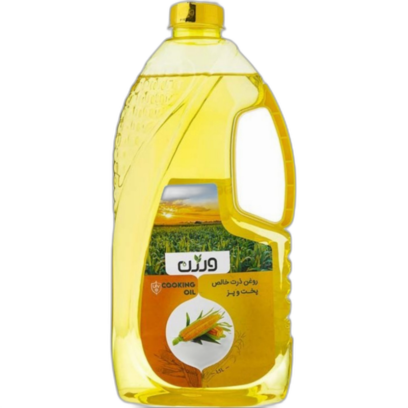 روغن مایع پخت و پز حاوی ذرت ورژن 1500 گرمی