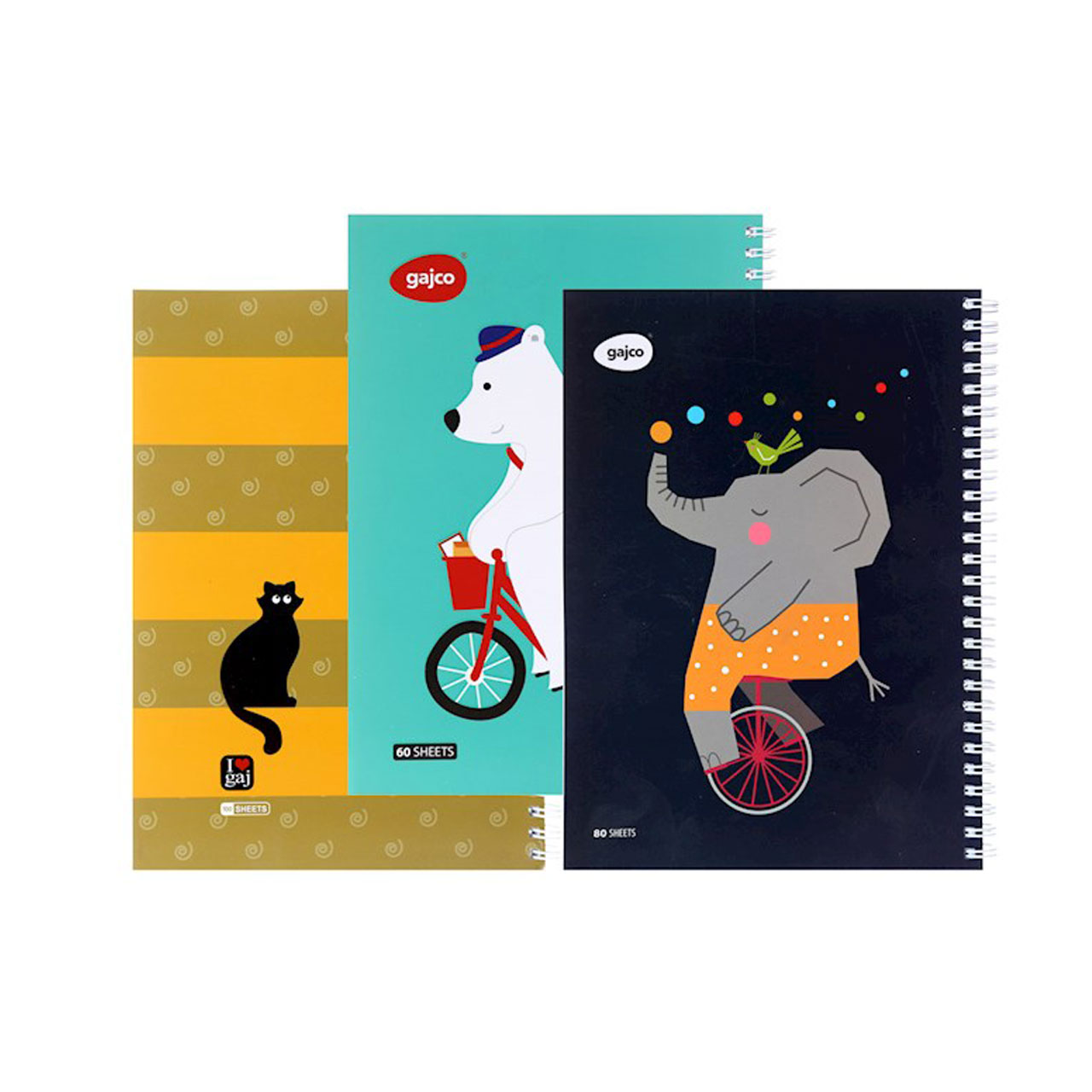 دفتر سیمی گاجکو 60 و 80 برگ