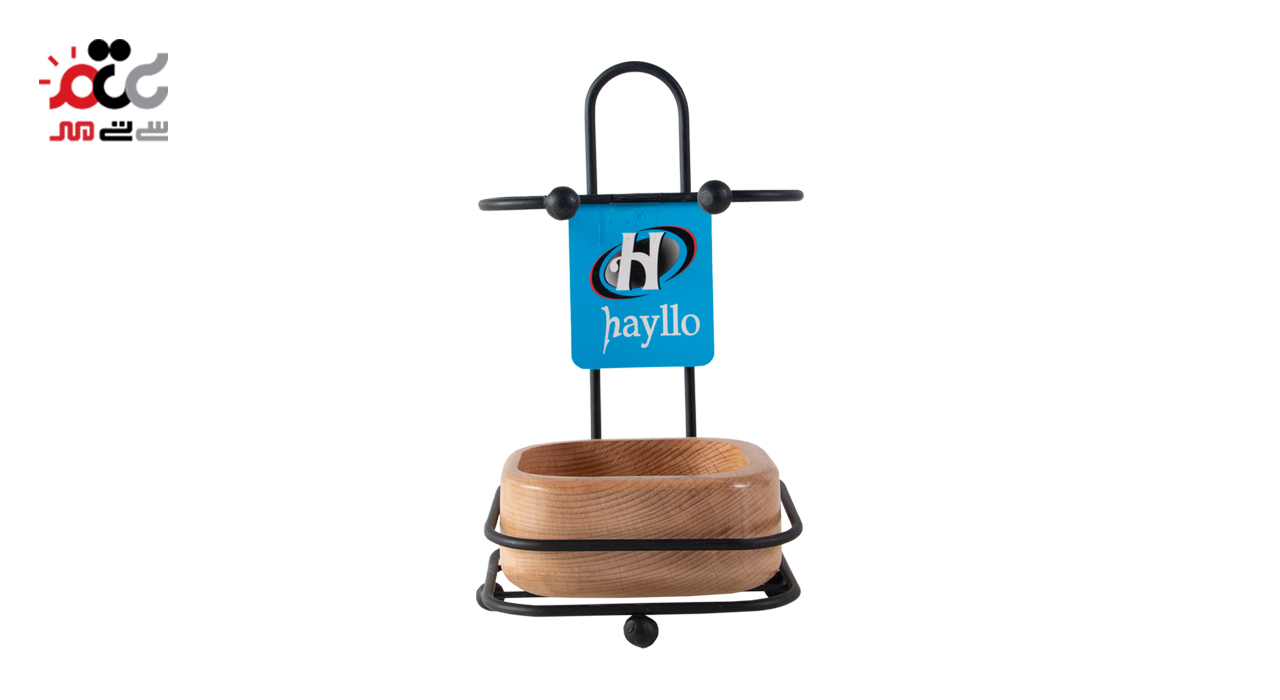 زیر قاشقی کنار گاز چوبی مدل مربع استند دار