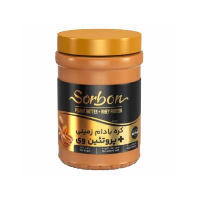 کره بادام زمینی پروتین وی سوربن کاله 400 گرمی