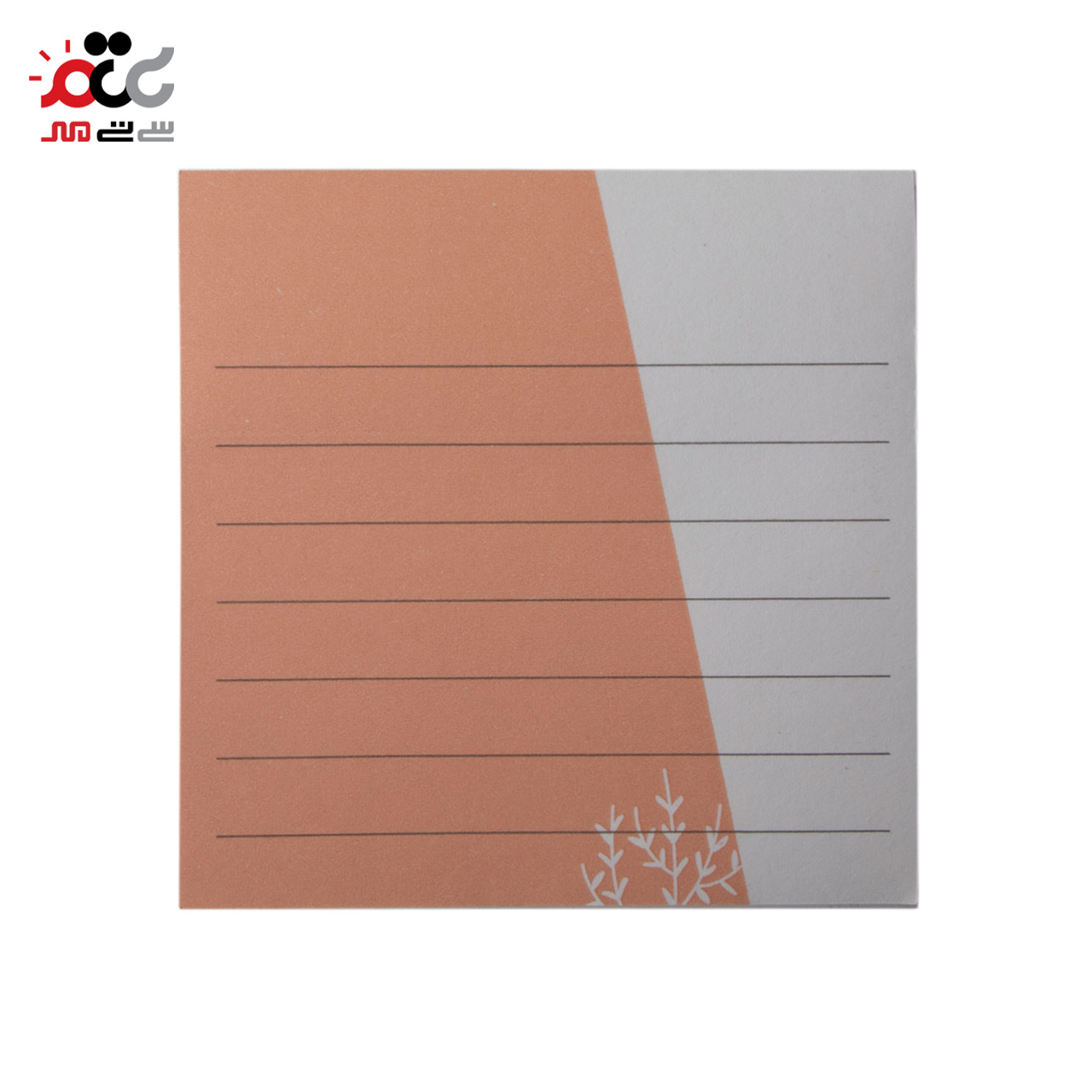 کاغذ یادداشت چسب دار مدل خط دار سایز 8×8 سانتی متری