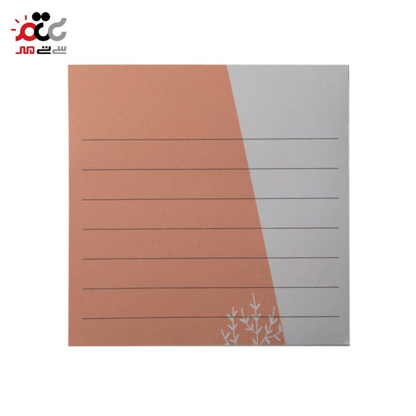 کاغذ یادداشت چسب دار مدل خط دار سایز 8×8 سانتی متری