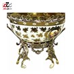 خرید کاسه میوه خوری  پایه دار برنزی خانه شیک